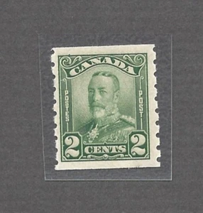 Canada Stamp #161, Two Cent Green Coil, MNH, VF, CV +/- $120.00 - Picture 1 of 2