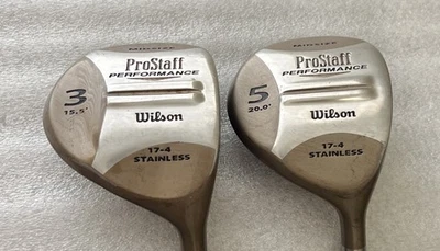 Maderas Wilson ProStaff Performance 3 y 5 tamaño mediano 17-4 acero inoxidable 15,5 y 20,0 diestro Foto 1 de 4