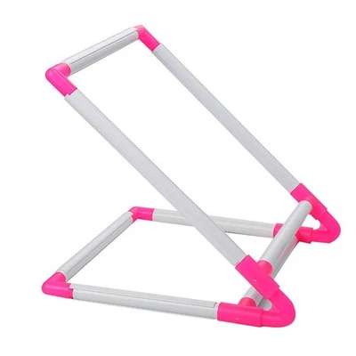 Rectangle Clip Plastic Embroidery Frame Cross Stitch Hoop Stand Tool Home Use - Image 1 of 4