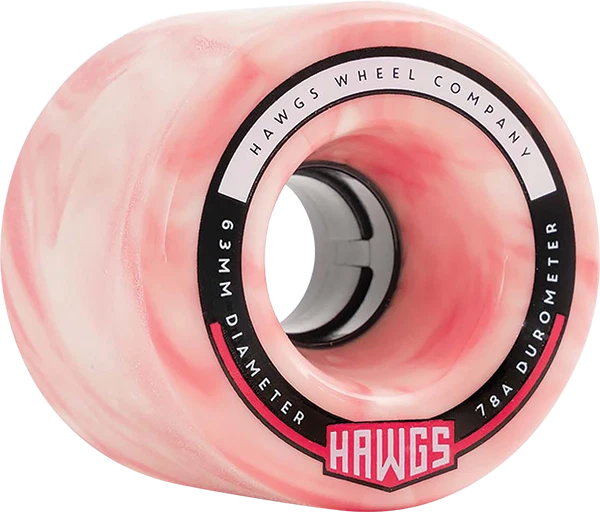 JUEGO RUEDAS HAWGS FATTIE 63mm 78a ROSA/BLANCO Foto 1 de 1