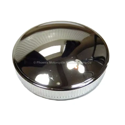 HARLEY DAVIDSON 2 1/2" STANDARD CHROME FUEL TANK CAP VENTED - UK SUPPLIED - Image 1 of 3