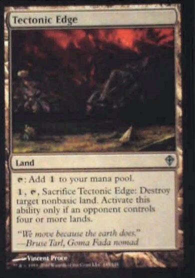 Tectonic Edge - Worldwake: #145, Magic: The Gathering Nm R73 - Image 1 of 1
