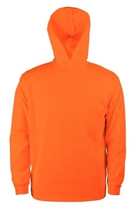Hooded Long Sleeve Shirts Quick Dry Performance 100% Poliester - Picture 1 of 14