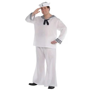 Sailor Man Erwachsene Plus Kostüm - Neu mit Etikett - Bild 1 von 1