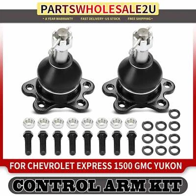 2x New Front Upper Side Ball Joint for Chevrolet Express 1500 GMC Yukon Cadillac - Image 1 of 4