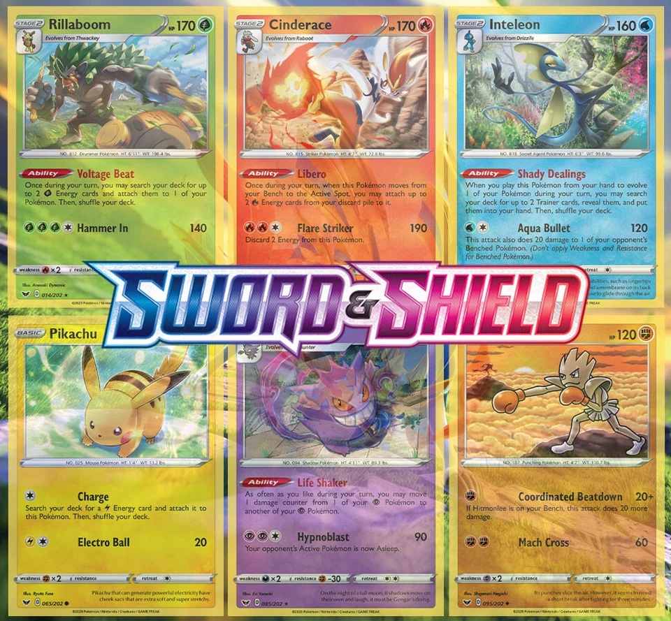 Pokemon TCG Sword & Shield Base Set | Choose Your Card | Reverse Holo/Holo/Ultra - Image 1 of 1