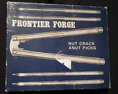 Vintage Frontier Forge Nut Cracker Set Picks  Original Box J204A - Image 1 of 3