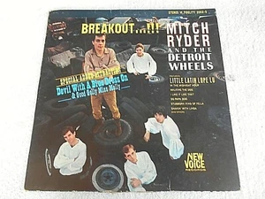 VINTAGE 1960'S MITCH RYDER & THE DETROIT WHEELS LP RECORD ALBUM 2002-S BROKEN - Picture 1 of 11