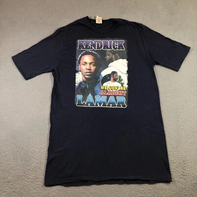 vtg Kendrick Lamar rap T Shirt Mens XLT blue band tee y2k - Image 1 of 4