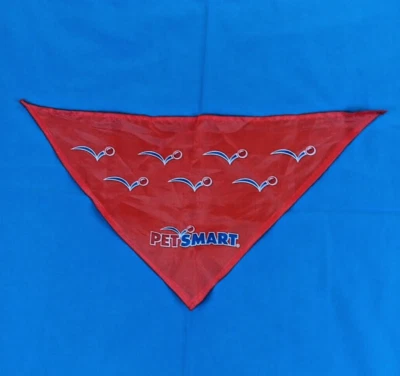 Bufanda inteligente para perros pequeños roja decreativa injertada 20'x20' triángulo eje portátil Foto 1 de 4