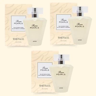Avon Rare Pearls Eau de Parfum, Soft Floral Scent, 1.7 fl oz (3-Pack) - Image 1 of 4