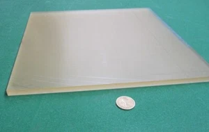 Polysulfone Sheet Natural 3/8" Thick x 12" Wide x 12" Length - Picture 1 of 4