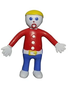 Muñeca Mr. Bill ¡Oh No! Figura de cómic plegable de 6" goma SNL 2006 original - Imagen 1 de 12