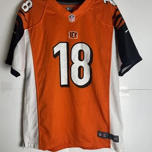 Nike Youth Orange NFL Cincinnati Bengals On Field AJ Green #18 Jersey Size XL - Picture 1 of 7