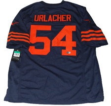 BRIAN URLACHER signed (CHICAGO BEARS) Navy Orange L jersey BECKETT BAS BG93614