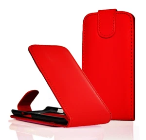 Housse Etui Coque Luxe (ROUGE) ~ Sony Ericsson Xperia X8 (E15i) - Photo 1 sur 1
