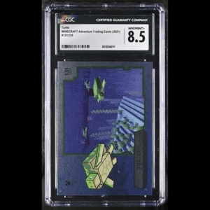 Tarjetas coleccionables Turtle Minecraft Adventure 2021 #131/230 CGC 8,5 casi nuevo/como nuevo+ - Imagen 1 de 1