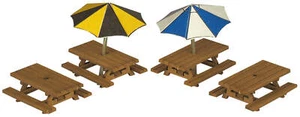 Metcalfe PN810 N Gauge Picnic Tables Card Kit - Picture 1 of 2