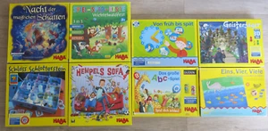 HABA Spiele Konvolut Hempels Sofa, Schlotterstein, Geisterjäger Spiel Spaß Kiste - Bild 1 von 3