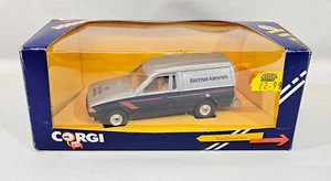 Furgoneta Corgi Ford Escort 55 de colección, British Airways, 1984, en caja, coleccionable - Imagen 1 de 12