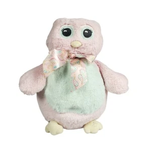 Bearington Baby Hootsie Pink Owl Plush Stout Sprouts Stuffed Animal No Sound - Picture 1 of 7