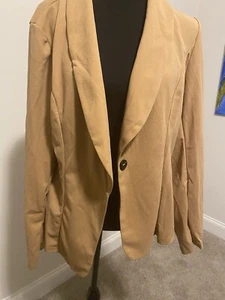Timeless Beige/Tan 2 Piece Pant Suit Size XL - Picture 1 of 4