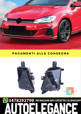 🔥Fari fendinebbiaa LED nero fumo coppia adatto per VW Golf 7 GTI 5G1 13-20🔥 - Immagine 1 di 4