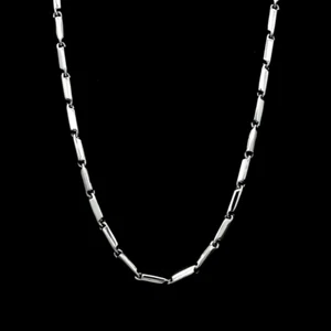 Platinum Chain 22 Inches Length 2.75mm Width 45 Gram Weight Link Style - Picture 1 of 5