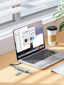 USB C Hub Docking Station 4 USB 3.0 Ports USB Splitter Extender - Picture 1 of 2