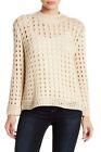 NWT Joie Macha open knit cotton alpaca sweater Natural Beige Medium $278
