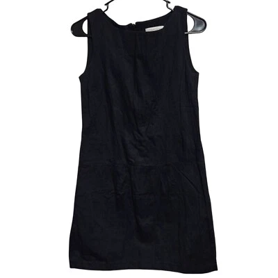 Kenneth Cole 紧身连衣裙女式 2 码黑色无袖背面拉链懒人晚礼服 — 第 1/4 张图片