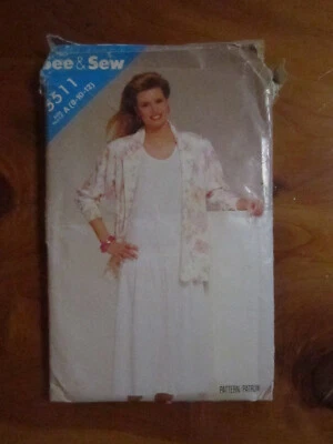 SEWING PATTERN SEE & SEW  NO.  5511   GREAT    **** MUST SEE * - Image 1 of 2