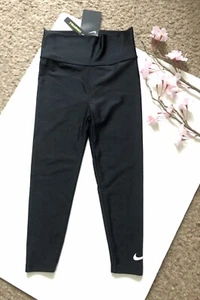 NWT Nike Girl’s Convertible Black Leggings Size 6 - Picture 1 of 5