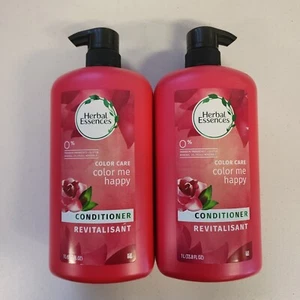 2 Bottles Herbal Essences 33.8 Oz Color Care Color Me Happy Conditioner - Picture 1 of 2