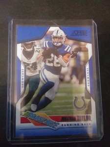 2023 Score Football Jonathan Taylor Showcase Insert Parallel #025/100