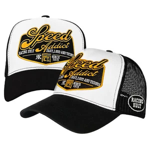 Racing Kult Trucker Cap Speed Addict mit Stick Unisex Meshcap Snapback - Bild 1 von 5