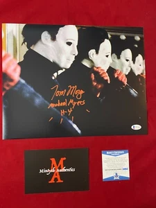 TOM MORGA AUTOGRAPHED SIGNED 11x14 PHOTO! HALLOWEEN 4! MICHAEL MYERS! BECKETT! - Picture 1 of 5