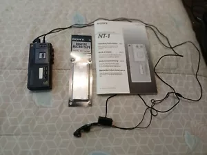Sony NT-1 Scoopman Digital Micro Cassette Recorder Black Used - Picture 1 of 6