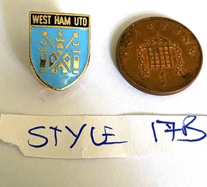 WEST HAM UNITED EMAILLE PIN BADGE - selten und Sammlerstück - 17B - Bild 1 von 7