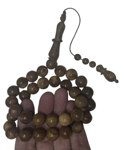 Prayer Beads inlaid 33 Tasbeeh Islamic Masbaha rosary of  Kuka - Picture 1 of 4