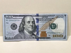 Series 2017A US One Hundred Dollar Bill Star Note $100 Atlanta PF 29062979* - Picture 1 of 3
