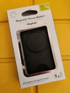 PopSockets Magnetic MagSafe PopWallet+ Phone Wallet & Grip for iPhone - Black - Picture 1 of 4
