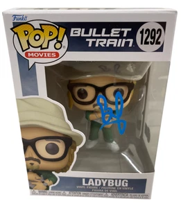 Brad Pitt signed Ladybug Funko Bullet Train Authentic Autogramm Beckett - Bild 1 von 2