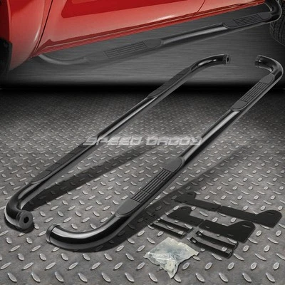 FOR 02-09 DODGE RAM 1500-3500 CREW CAB BLACK 3" SIDE STEP NERF BAR RUNNING BOARD - Image 1 of 4
