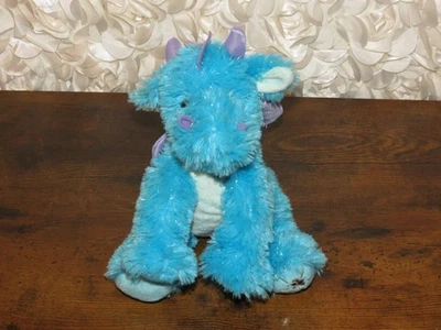 Peluche Russ Estrellas Brillantes Dragón Azul Púrpura Peluche Sin Código Gema Foto 1 de 4