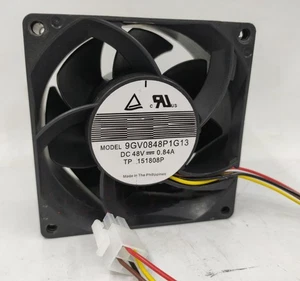 For Sanyo 9GV0848P1G13 48V 0.84A 8038 4Pin PWM Chassis Inverter Cooling fan - Afbeelding 1 van 2