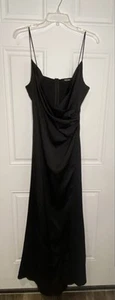 Nasty Gal Women's Size 10 Medium Black Lightweight Thin Tank Maxi Dress - Picture 1 of 10