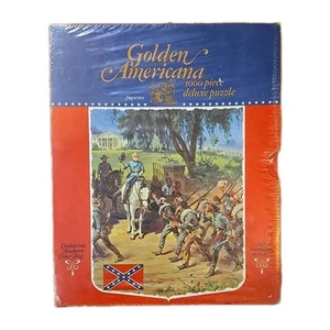 NEU VINTAGE 1972 Golden Americana Flagge Serie Puzzle Bürgerkrieg 1000 Teile selten - Bild 1 von 4