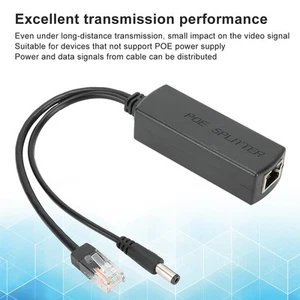 48V To 12V POE Splitter High Quality Standard POE Adapter Power Supply For Ph FY - Afbeelding 1 van 14