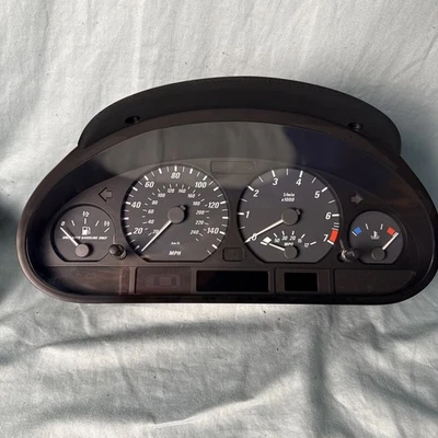 Cuadro de instrumentos velocímetro BMW E46 325ci 98-06 6985676 automático 109 k millas Foto 1 de 4